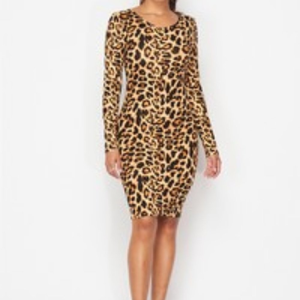 Leopard Pencil Dress